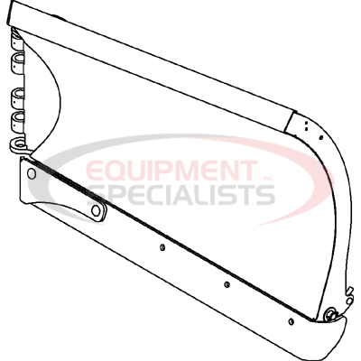 (Boss) [BAL17505] BLADE HALF W/EDGE, RT3, LEFT, 10', DXT