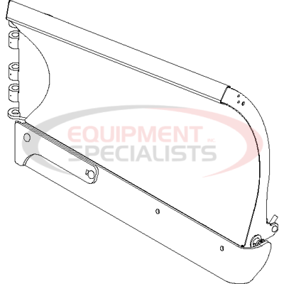 (Boss) [BAL18005] BLADE HALF W/EDGE, RT3, LH, 8'2, STEEL DXT