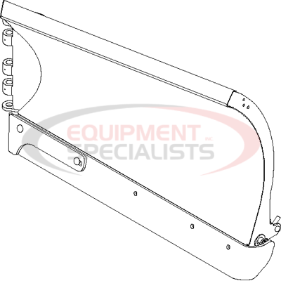 (Boss) [BAL18045] BLADE HALF W/EDGE, RT3, LH, 9'2, STEEL DXT