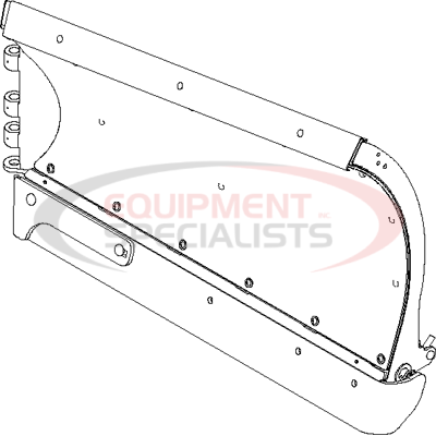 (Boss) [BAL18105] BLADE HALF W/EDGE, RT3, LH, 9'2, POLY DXT