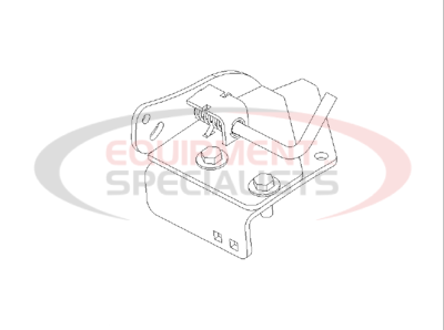 (Boss) [BAR03832] WING MNTG BRKT KIT, WITH BASE PLT, PS