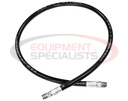 SAM HYDRAULIC HOSE 3/8 X 17 INCH WITH 45° BEND-REPLACES BLIZZARD #B60273