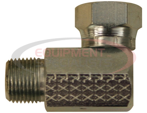 (Buyers) [1304738] SAM 90° SWIVEL ELBOW 3/8 INCH MP TO FPS-REPLACES BOSS #HYD07018