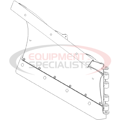 (Boss) [BAR16017] BLADE HALF W/EDGE, RT3, RH, 8'2, POLYXT, 09+