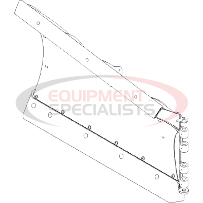 (Boss) [BAR16018] BLADE HALF W/EDGE, RT3, RH, 9'2, POLYXT, 09+