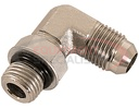 SAM 90° HYDRAULIC ADAPTER 9/16 O-RING TO STRAIGHT THREAD-REPLACES FISHER #56725