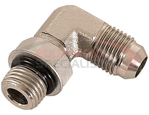 (Buyers) [1306466] SAM 90° HYDRAULIC ADAPTER 9/16 O-RING TO STRAIGHT THREAD-REPLACES FISHER #56725