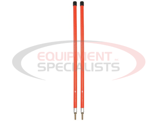 (Buyers) [1308103] 3/4 X 24 INCH FLUORESCENT ORANGE BUMPER MARKER SIGHT RODS WITH HARDWARE