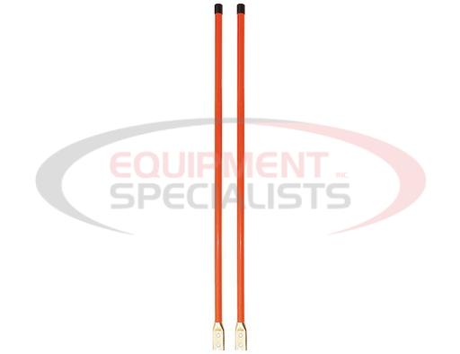 (Buyers) [1308110] 3/4 X 36 INCH FLUORESCENT ORANGE BOLT-ON BUMPER MARKER SIGHT RODS WITH HARDWARE