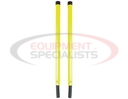 1-5/16 X 24 INCH FLUORESCENT YELLOW OVERSIZED BUMPER MARKER SIGHT RODS