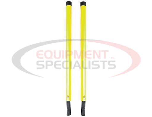 (Buyers) [1308150] 1-5/16 X 24 INCH FLUORESCENT YELLOW OVERSIZED BUMPER MARKER SIGHT RODS
