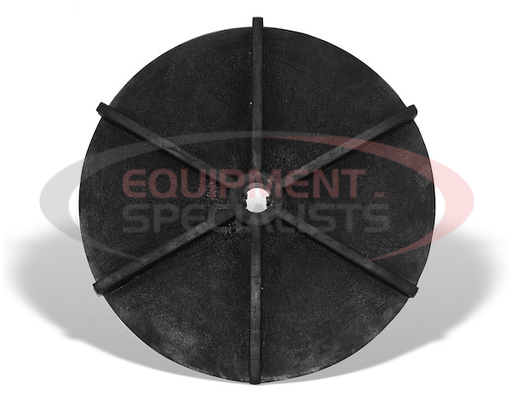 (Buyers) [1308890] Poly Spinner Disk 12-3/4 Inch O.D. with 1 Inch Shaft