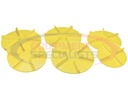 SAM UNIVERSAL YELLOW POLY REPLACEMENT SPINNER 18 INCH DIAMETER STRAIGHT
