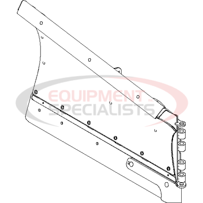 (Boss) [BAR18115] BLADE HALF W/EDGE, RT3, RH, 9'2, POLY DXT