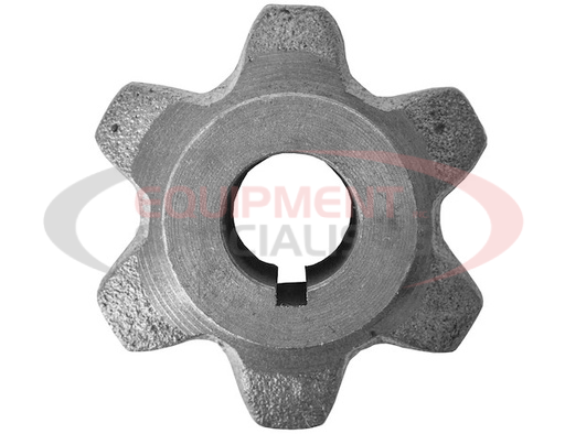 (Buyers) [1410250] Replacement 6-Tooth Chute Side Drive Sprocket for D662 Chain