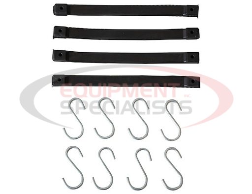(Buyers) [1491501] REPLACEMENT 8 FOOT TARP KIT FOR 96 X 47 INCH SCH HOPPER FOR SALTDOGG® 1400 SERIES SPREADERS