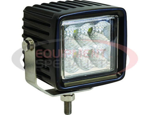 (Buyers) [1492137] 3 Inch Square LED Clear Flood Light