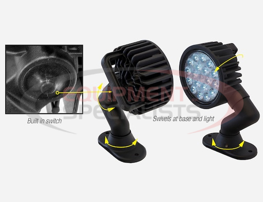 (Buyers) 5 INCH LED ARTICULATING FLOOD LIGHT