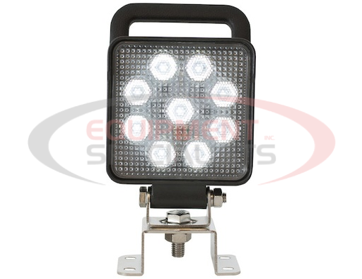 (Buyers) [1492193] 4 INCH SQUARE LED FLOOD LIGHT WITH SWITCH AND HANDLE