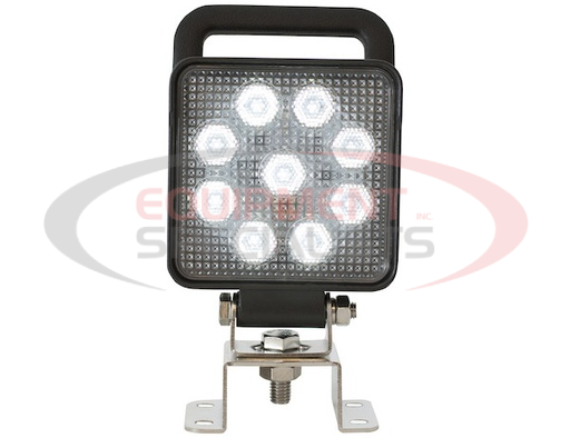 (Buyers) [1492193] 4 Inch Square LED Flood Light with Switch and Handle