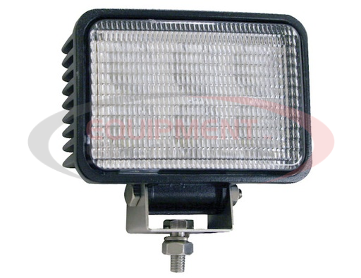 (Buyers) [1493118] 4 Inch by 6 Inch Rectangular LED Clear Flood Light with White Housing