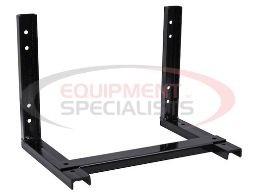 (Buyers) [1701000] 15x14-inch Black Steel Mounting Brackets For 24-inch and 36-inch Buyer Products Poly Truck Boxes