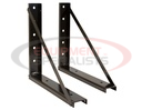 24X24 INCH WELDED BLACK STRUCTURAL STEEL MOUNTING BRACKETS