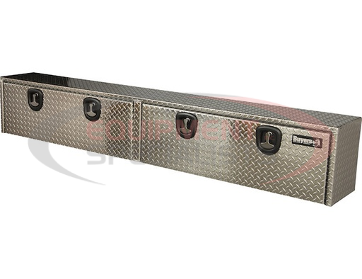 (Buyers) [1701561] 16x13x96 Inch Diamond Tread Aluminum Topsider Truck Box