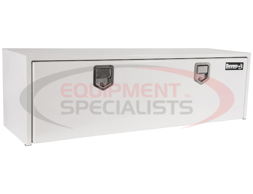 (Buyers) [1702215] 18x18x60 Inch White Steel Underbody Truck Box