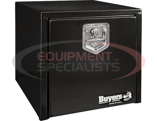 (Buyers) [1702295] 18X18X18 INCH BLACK STEEL UNDERBODY TRUCK BOX
