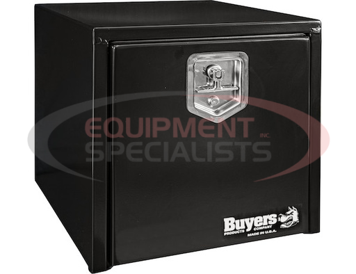 (Buyers) [1702295] 18x18x18 Inch Black Steel Underbody Truck Box