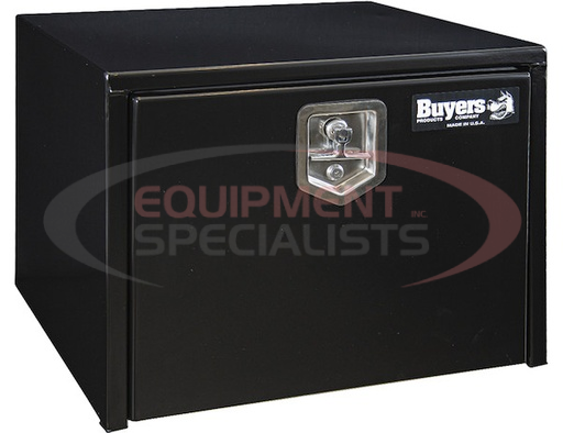 (Buyers) [1702300] 18X18X24 INCH BLACK STEEL UNDERBODY TRUCK BOX