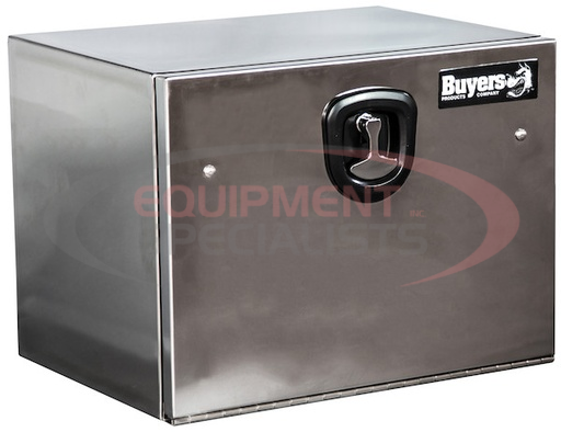(Buyers) [1702650] 18x18x24 Stainless Steel Truck Box With Stainless Steel Door With Mirror-Finish Box and Door