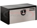 18X18X24 INCH BLACK STEEL TRUCK BOX WITH STAINLESS STEEL DOOR