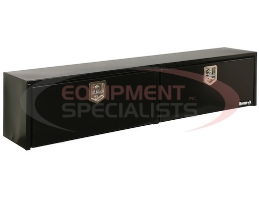 (Buyers) [1702940] 16x13x72 Inch Black Steel Topsider Truck Box