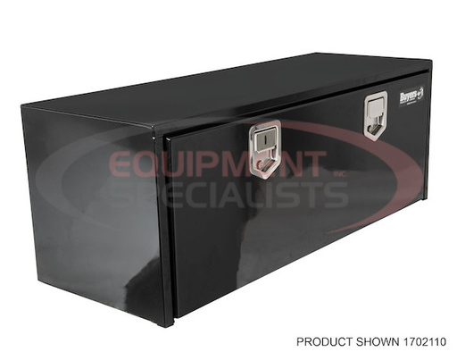 (Buyers) [1703100] 14X16X24 INCH BLACK STEEL UNDERBODY TRUCK BOX WITH PADDLE LATCH