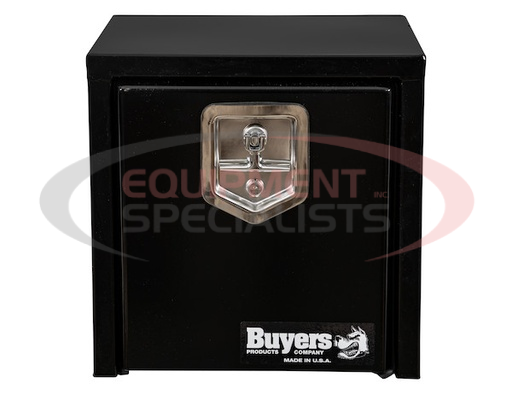 (Buyers) [1703320] 15X13X15 INCH BLACK STEEL UNDERBODY TRUCK BOX WITH T-HANDLE