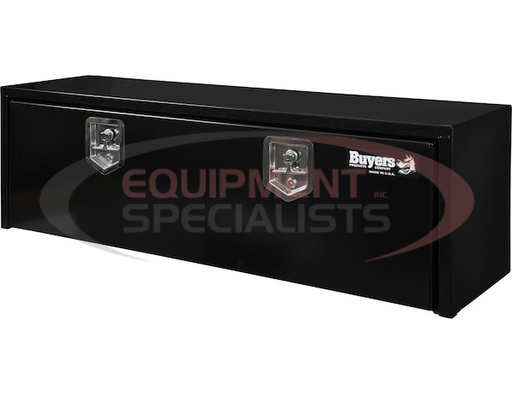 (Buyers) [1703328] 15x13x48 Inch Black Steel Underbody Truck Box with T-Handle