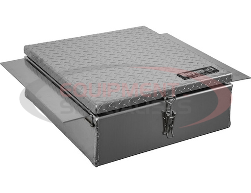 (Buyers) [1705190] 9X22X30 INCH HEAVY DUTY DIAMOND TREAD ALUMINUM BETWEEN-THE-FRAME TRUCK BOX