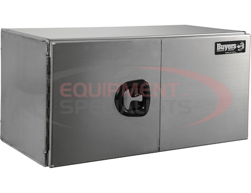 (Buyers) [1705450] 24x24x72 Inch Pro Series Smooth Aluminum Underbody Truck Box - Double Barn Door, 3-Point Compression Latch
