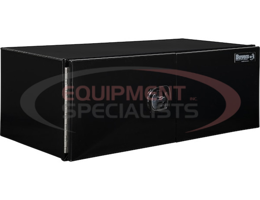 (Buyers) [1705920] 18X24X36 INCH XD BLACK SMOOTH ALUMINUM UNDERBODY TRUCK BOX WITH BARN DOOR