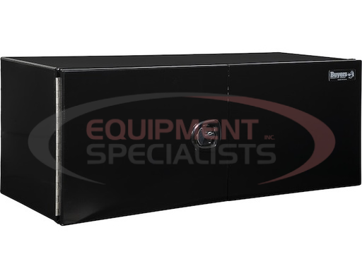 (Buyers) [1705945] 24X24X60 INCH XD BLACK SMOOTH ALUMINUM UNDERBODY TRUCK BOX WITH BARN DOOR