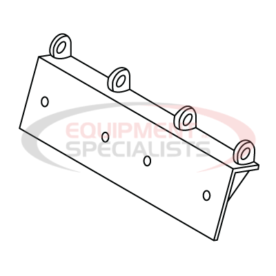 (Boss) [BXP16549-03] BASE ANGLE ASM, 16' LOADER, BXP [WELD, BLK]