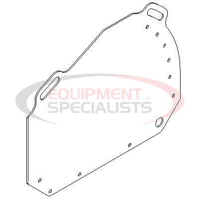 (Boss) [BXP16588-01] WING ASM, LH, SKIDSTEER, BXP [WELD, RED]
