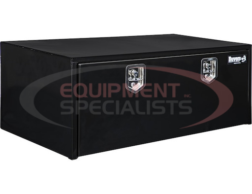 (Buyers) [1708310] 18X24X48 INCH BLACK STEEL UNDERBODY TRUCK BOX