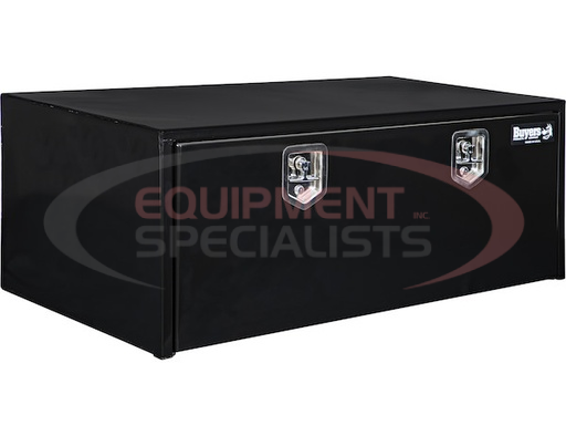 (Buyers) [1708310] 18x24x48 Inch Black Steel Underbody Truck Box