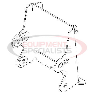 (Boss) [BXP16598-03] SLIP HITCH PLT, RH, S-STEER.BXP [WELD, BLK]