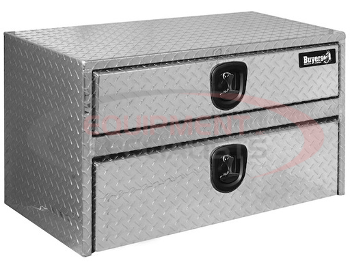 (Buyers) [1712210] 20X18X48 INCH DIAMOND TREAD ALUMINUM UNDERBODY TRUCK BOX WITH DRAWER