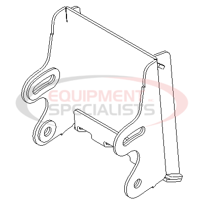 (Boss) [BXP16599-03] SLIP HITCH PLT, LH, S-STEER.BXP [WELD, BLK]