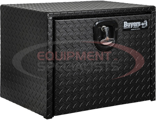 (Buyers) [1715115] 18x18x60 Inch Textured Matte Black Diamond Tread Aluminum Underbody Truck Box